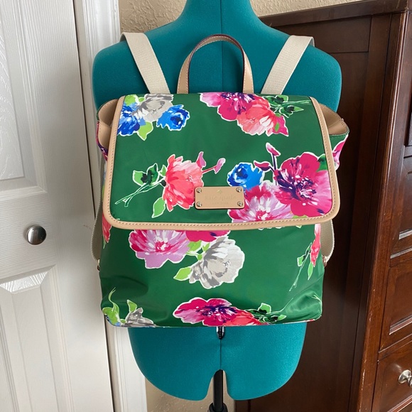 Kate Spade Kennedy Park Floral Print Neko Backpack - Picture 7 of 8